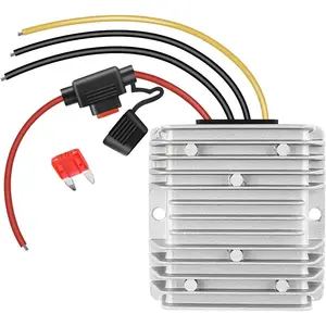 Converter Regulator Supply Waterproof with Fuse Step-Down to DC 12V 120W 10A