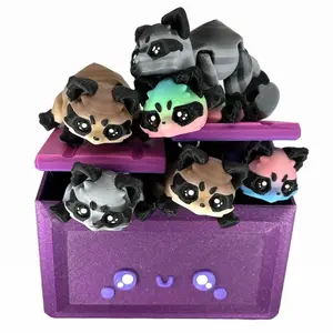 Trash Panda - 3d Printed - Articulated Racoon Decor Accessory