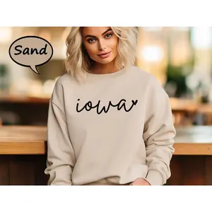 Iowa Sweatshirt, Iowa City Sweatshirt, Trip to Iowa Sweatshirt, Moving to Iowa Gift Hoodie, Vintage Iowa Sweatshirt, Iowa Fan Sweatshirt