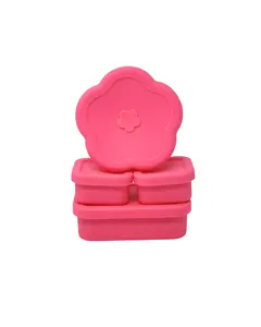 The Dearest Grey Silicone Portable Bento Box Set Collection