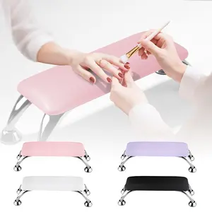 Universal Nail Art Hand Cushion Set, Ultra-Fine Microfiber Leather Material, Ergonomic Adjustable Support Stand, Non-Slip Durable Removable Design, Nail Art DIY, Nail Art Tools