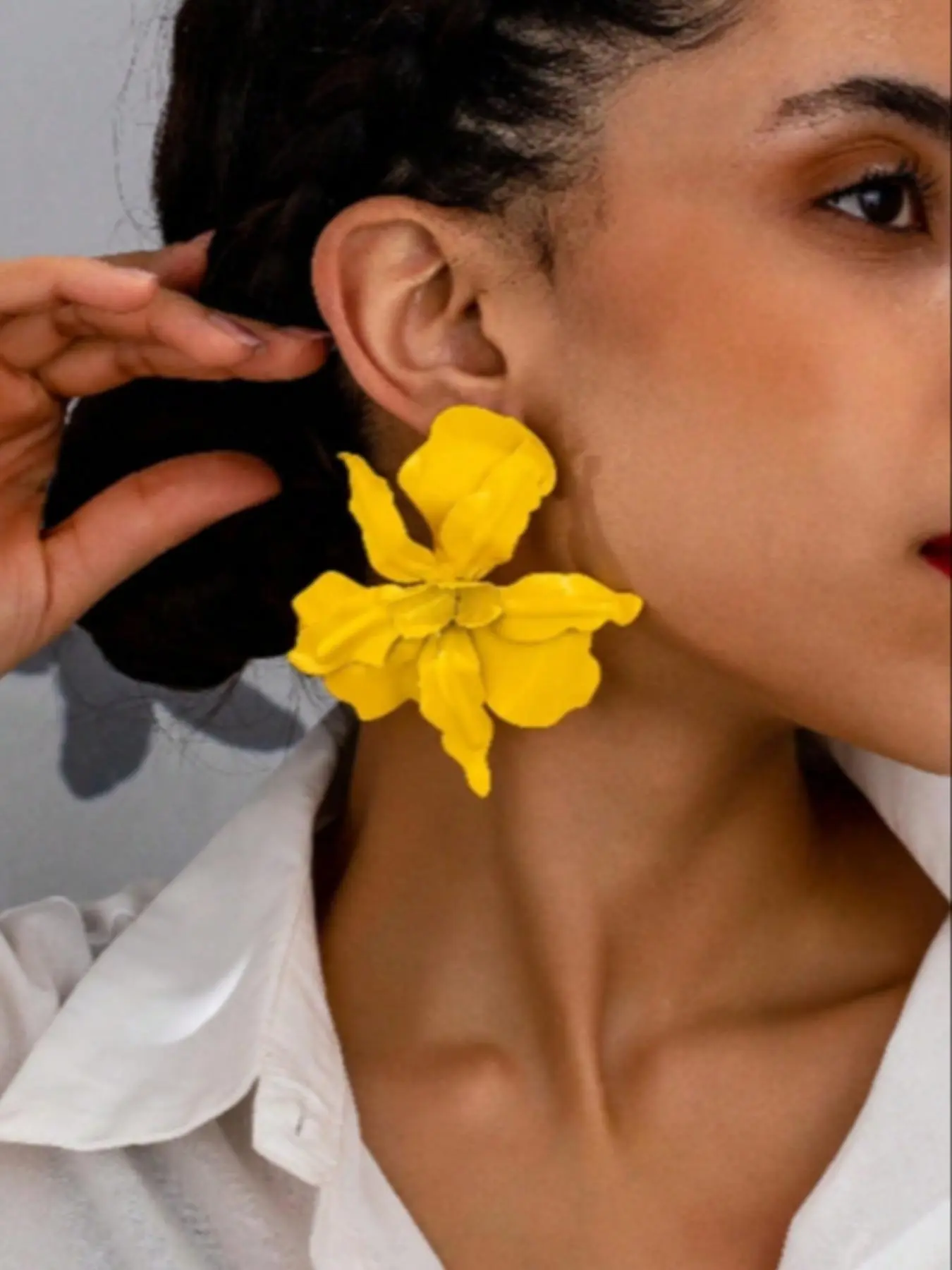 Mother's Day Gift Flower Design Earrings, Elegant Fashionable Jewelry for Women, Fashionable Jewelry Accessories, Trendy All-match & Exquisite Jewelry for Birthday Gift, Elegant Minimalist Earrings