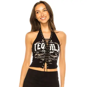TEQUILA LACE UP HALTER