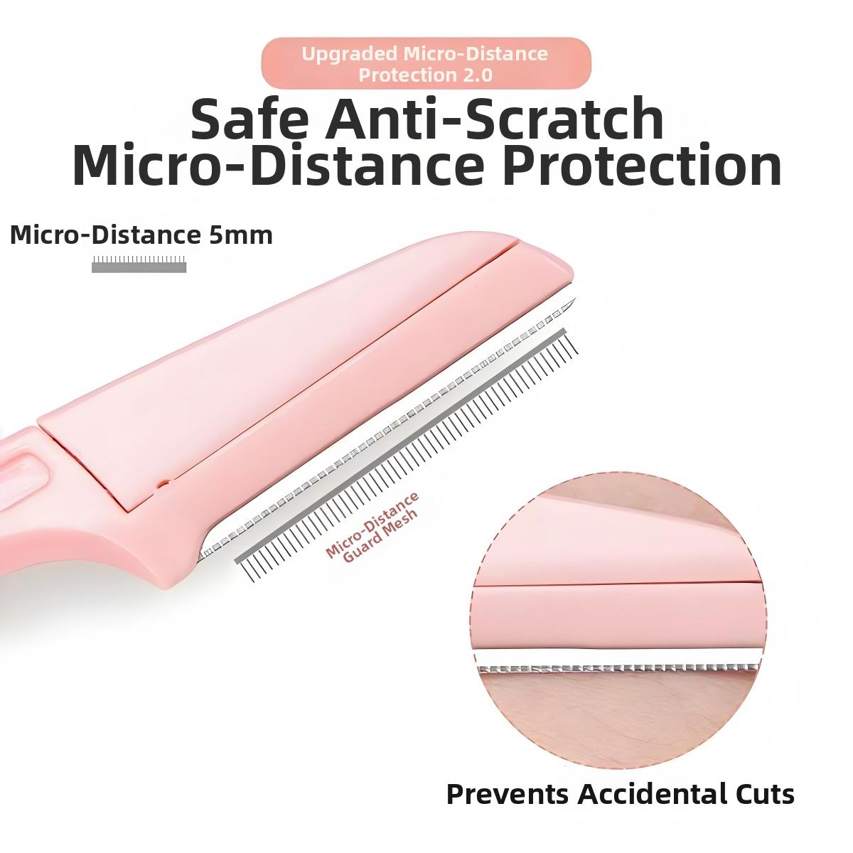 Eyebrow Scissors Set, 3-piece set eyebrow trimmer, eyebrow shaping tool, eyebrow products for women and girls, portable eye makeup tools for home and travel