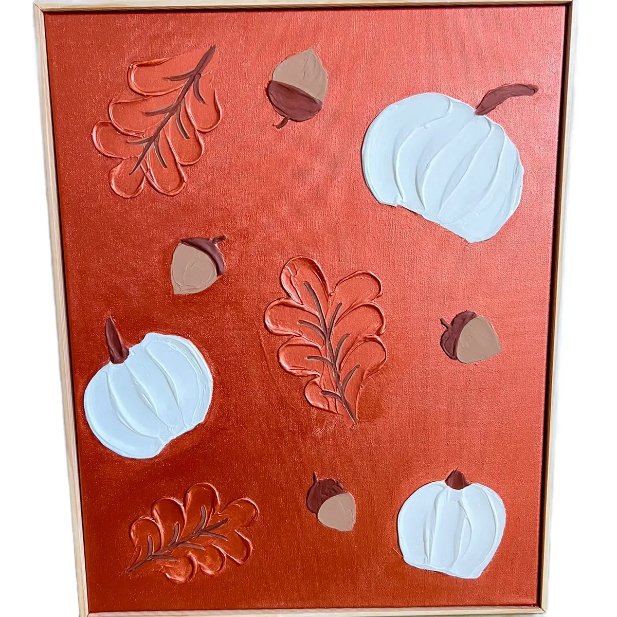 Copper Spice | Fall rustic home Decor texture wall art