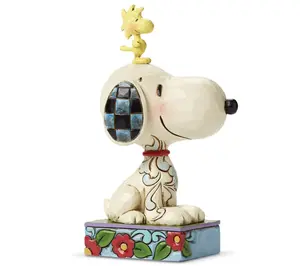 Enesco  Peanuts by Jim Shore Snoopy & Woodstock Personality