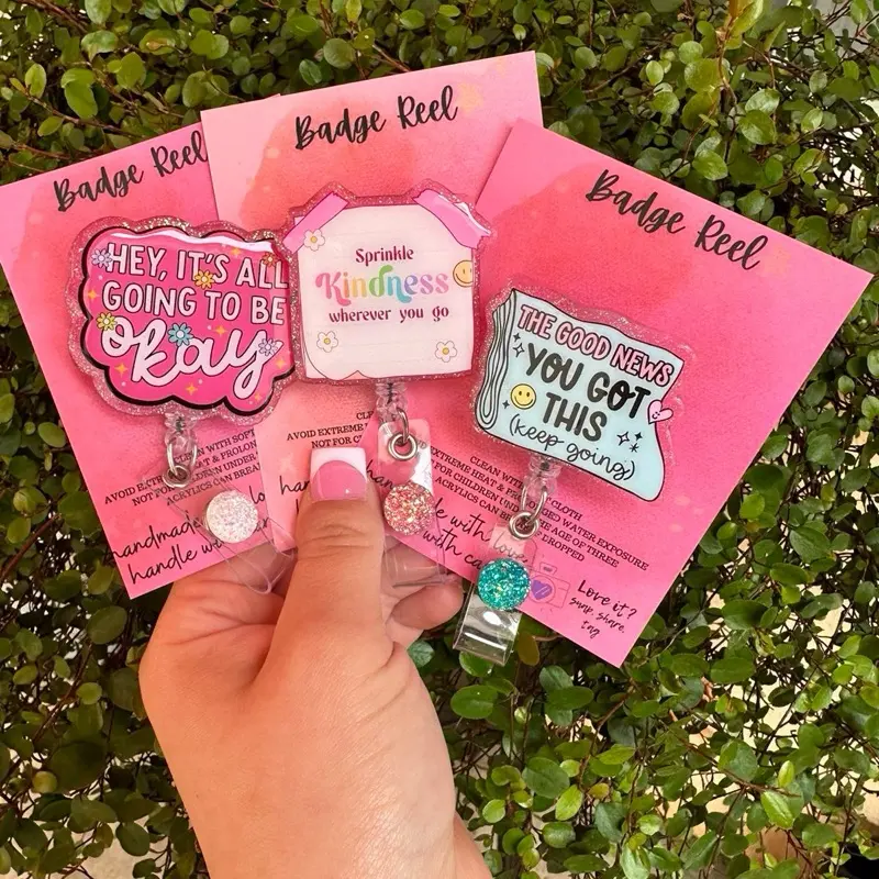 BADGE REEL w/ CHARMS LIVE CLAIM