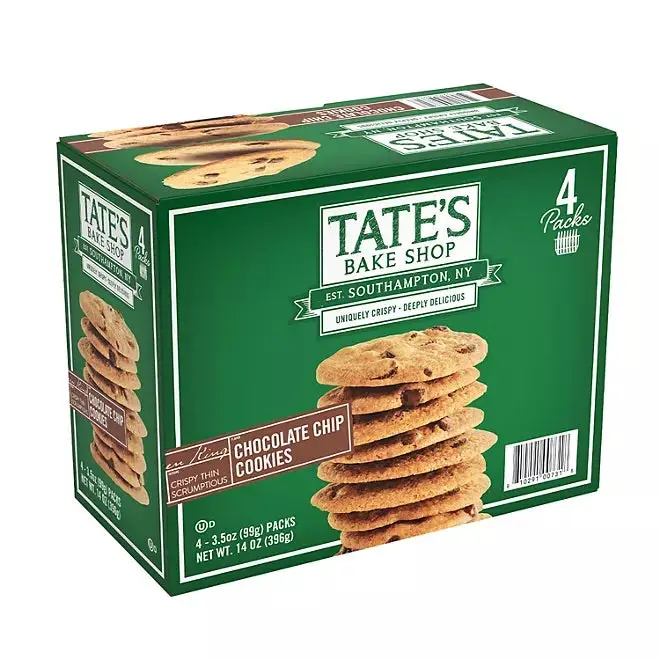 Tate's Bake Shop Chocolate Chip Cookies 4 Pack 14 oz