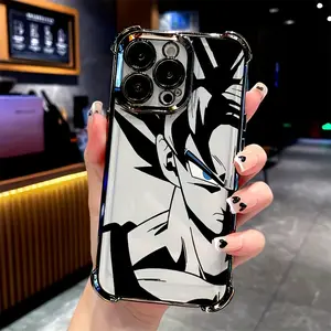 Popular anime Super Saiyan phone case, drop-resistant transparent soft back cover. Suitable for iPhone 17/16/15/14/13/12/11/X/XS/XSMAX, a holiday gift for friends, family, and yourself.