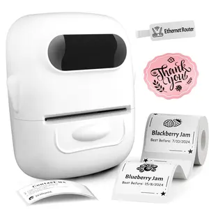 Label Maker, label printer, portable wireless Bluetooth printer, can print item labels, product labels, document labels, food stickers, etc. Compatible with Apple and Android. Black Friday .home