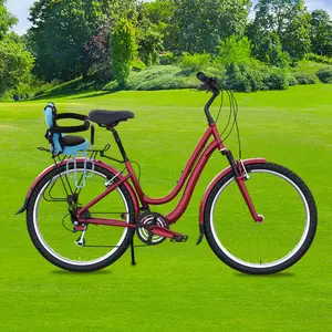 Rear Mount Child Bike Seat with Safety Belt U Guardrail for Ages 6 Months to 6 Years Folding Mountain Electric Bicycles