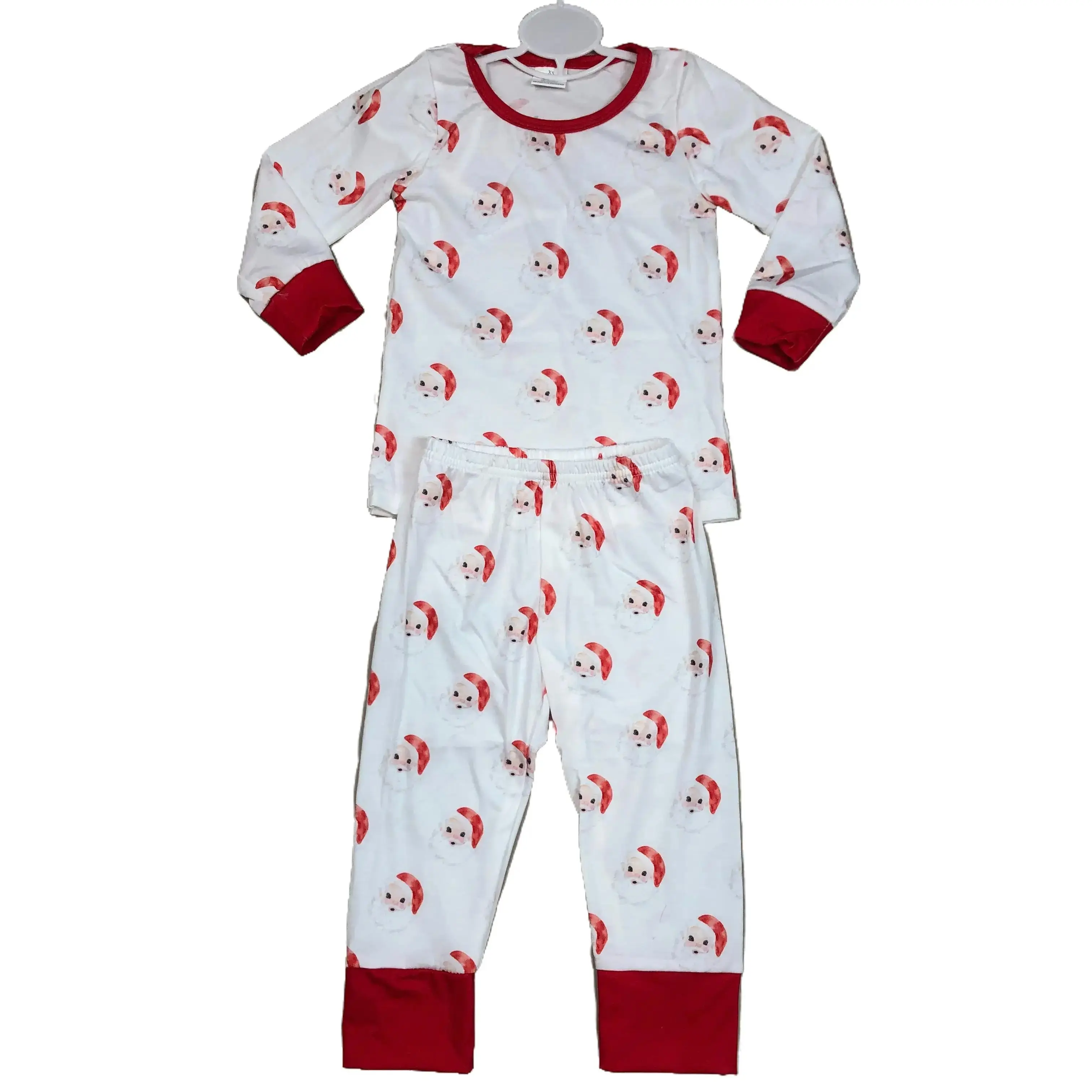 Kids Christmas Pajamas Outfit Santa Claus Christmas Sleep Wear Boy Christmas Gift