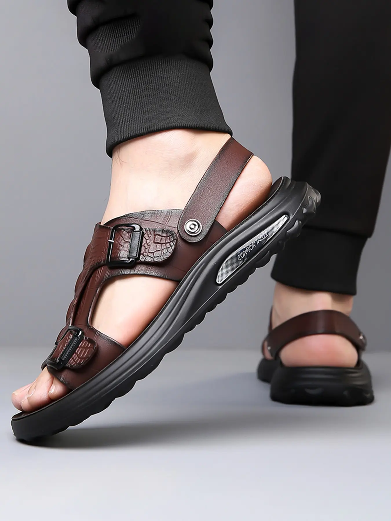 Men's Summer Lightweight Sandals Sporty Sandals Sport Sandals Outdoor Beach Shoes Hiking Shoes Casual Summer Slippers Daily Leisure Footwear