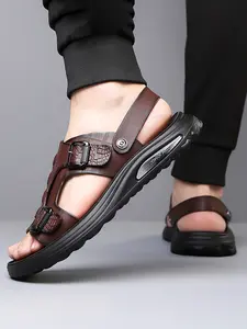 Men's Summer Lightweight Sandals Outdoor Beach Shoes Hiking Shoes Casual Summer Slippers Daily Leisure Footwear
