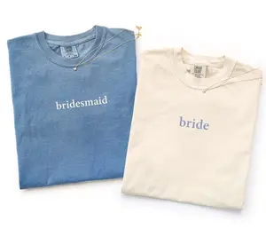 Comfort Colors Minimalist Bride Bridesmaid T-Shirt, Wedding Party Shirt, Maid of Honor Tee, Bachelorette Party Outfit, Bridal Party Gift, Bridesmaid Proposal Gift