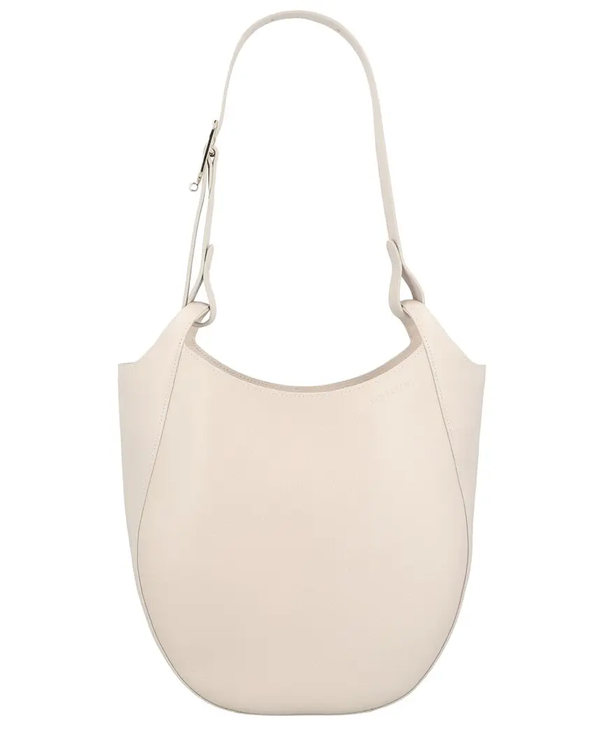 Longchamp Le Foulonne Large Leather Hobo Bag