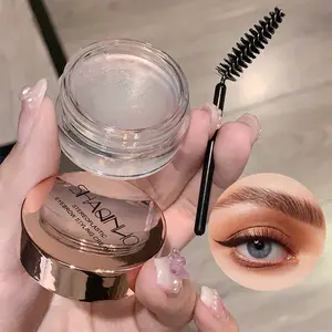 Long-Lasting Quick-Dry Eyebrow Gel, 3D Sculpted Brow Wax, Wild Brow Styling Balm for Women, Non-Toxic & Safe Makeup Essential