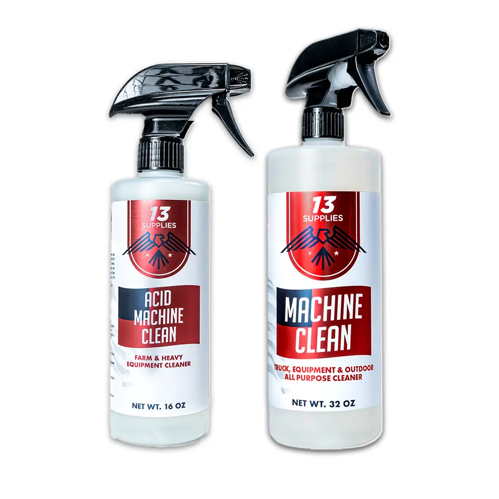 Machine Protection Cleaner 13 Supplies Machine Clean Bundle: Machine Clean & Acid Machine Clean ...