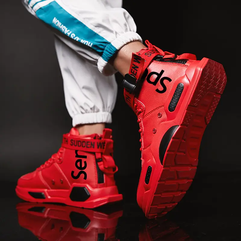 Mens Fashion Sneakers High Top Walking Shoes Sport Athletic Casual Shoe Vogue Stylish Men zapato