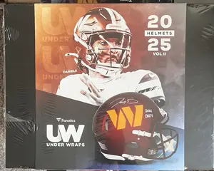 Fanatics Under Wraps Full-Size Autographed NFL Mystery Helmet Sealed