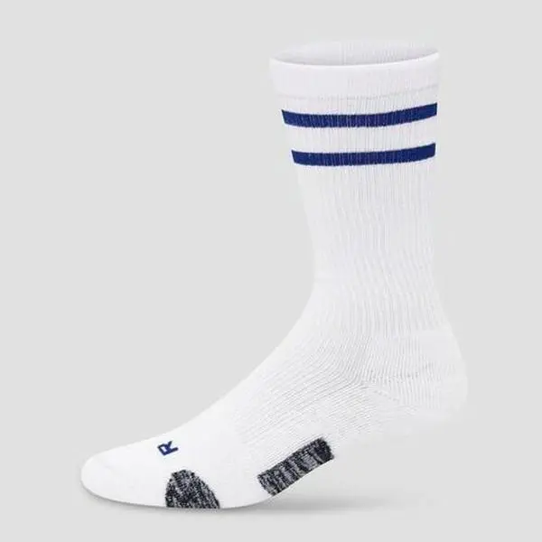 Hanes Premium Men's Compression Crew Socks 3pk - White 6-12: Breathable