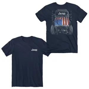 Jeep Big USA Classic Soft Cotton Crewneck T-Shirt 2 Sides Casual Wear Gift For Dad And Lover