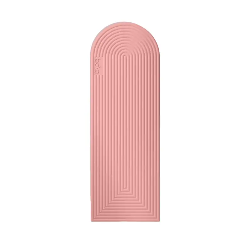 Bala Plush Exercise Mat - 10mm Thick Soft Foam Core, Sweat-Safe Top, Lightweight Gym Accessory for Home/Studio, Silhouette Styles Wavy Capsule Shapes, Play & Strength Training Floor Mat