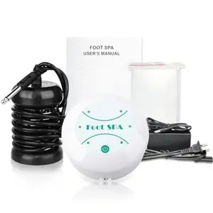 Portable Ionic Foot Detox Machine for Home Travel Use Ion Foot Spa with 10 Liners Efficient Foot Cleanser