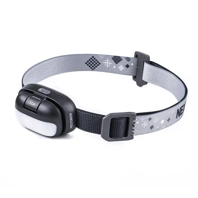 NEXTORCH iStar LED Headlamp - Natural Light, Flip-Switch Design, USB Rechargeable, High Lumen, Adjustable, Impact Resistant, Tactical Mode, Unisex Outdoor Gadget for Camping, Hiking, Running, Adjustable Tactical Flashlight