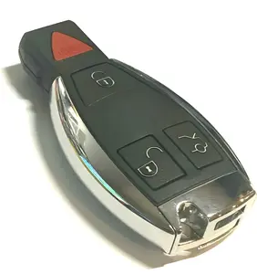 4-Button Fobik Key Shell Compatible with Mercedes-Benz (1997–2014)