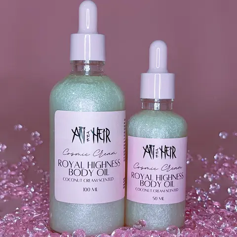 Cosmic Cream Shimmer Body Oil - Coconut Cream Pie scented