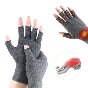 Pressure Cotton Gloves for Comfort, Half-Finger Pressure Gloves for relieving hand pain Fitness Accessories Elastic Sport Band