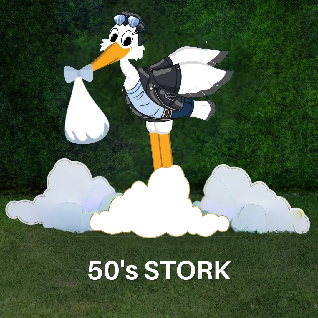50's Baby Stork Rental