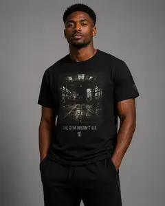 Abandoned Station Photo Tee | Moody Urban Nightscape, The Glove Doesn’t Lie