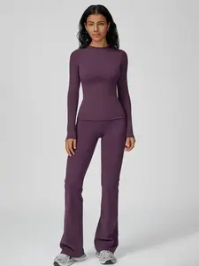 Women's Sporty Tracksuit Set, Casual Quick-Dry Two-Piece, Comfortable Athletic Wear, ldeal for Gym & Daily Activities, Yoga Running Clothes Set, Daily Outdoor Wear for Fall & Winter, Sweatsuit Set Outfit