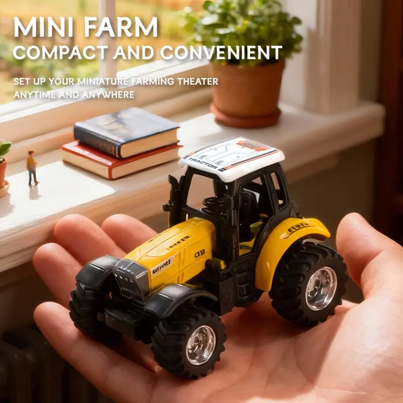 1:64 Scale Alloy Mini Remote Control Car, RC Model Car, Off-Road Climbing Terrain Vehicle, Powerful Engine, Cool Lights, APP Controlled, USB Charging