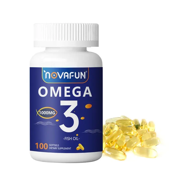 NOVAFUN Pure Concentrated Fish Oil Omega 3 1000mg 100 Softgels Healthcare