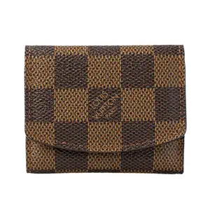 Pre-owned Louis Vuitton Coated Canvas Small Leather Goods LV Cuff Case L26012702