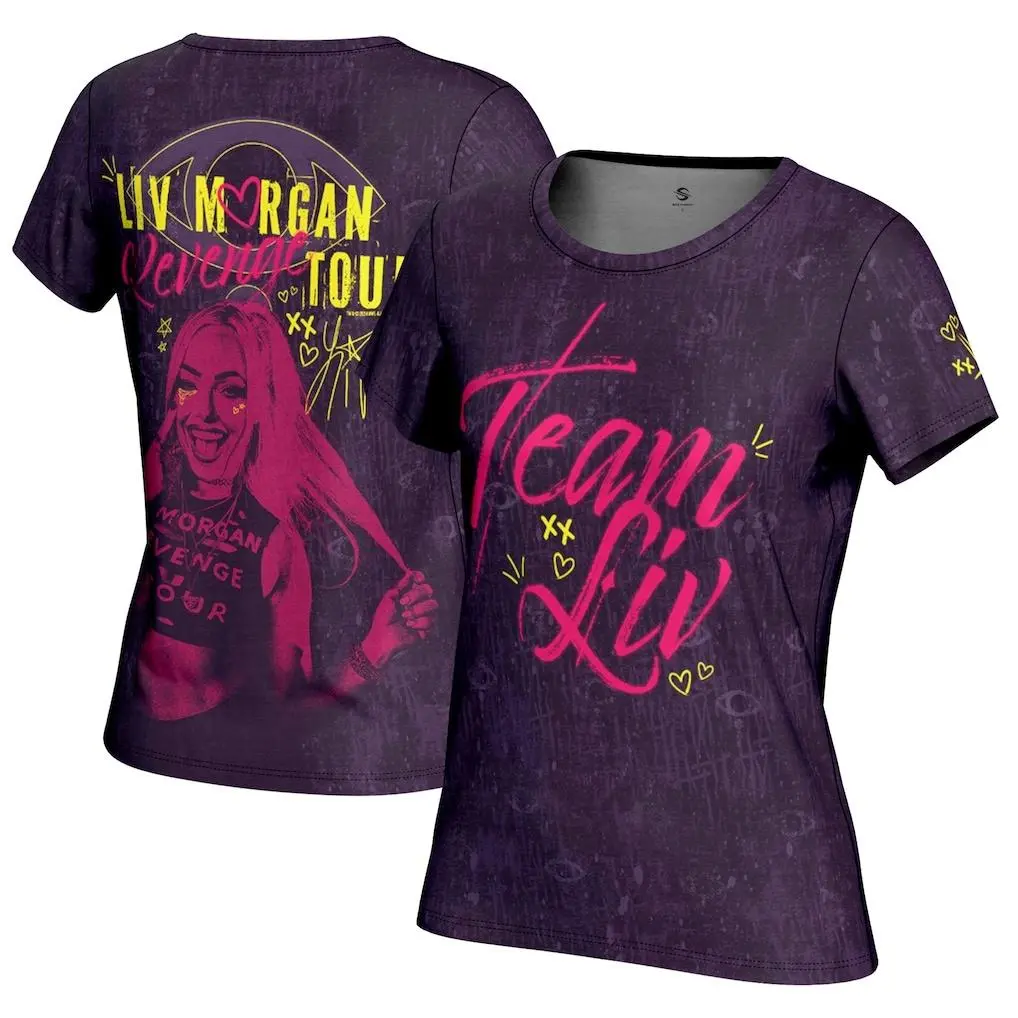 Liv Morgan Fearless Era Graphic Tee, WWE Women's Wrestling Fan Gift Shirt