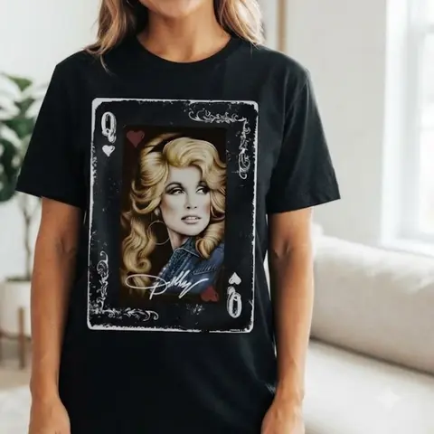 Dolly Country Queen Vintage Graphic Shirt, Retro Country Music T Shirt, Dollywood Fan Tshirt, Dolly Forever Shirt