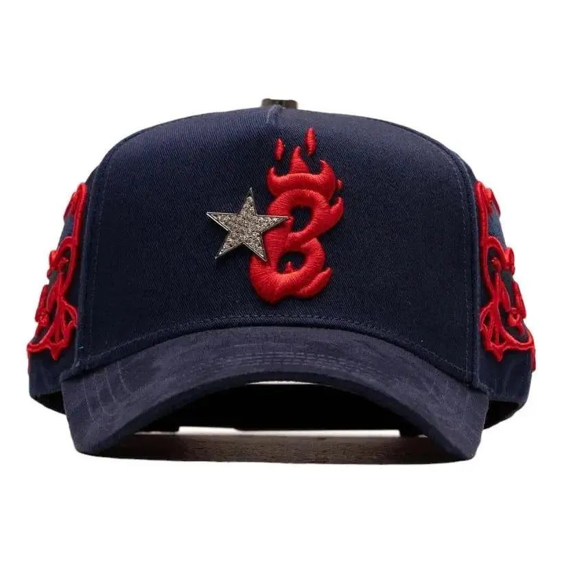 Barbas Hats B Chrome G5 Black One Size Cap
