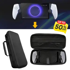 EVA Hard Carrying Case Shockproof Portable Protective Bag Anti-drop Travel Storage Case with Mesh Pocket for PS5 Portal Gaming Accessories NEW