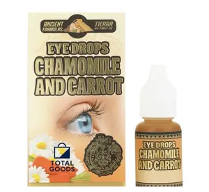Chamomile & Carrot Gotas / Gotas de Ojos Manzanilla y Zanahoria 5ml Natural Formula Vitamin Supplement
