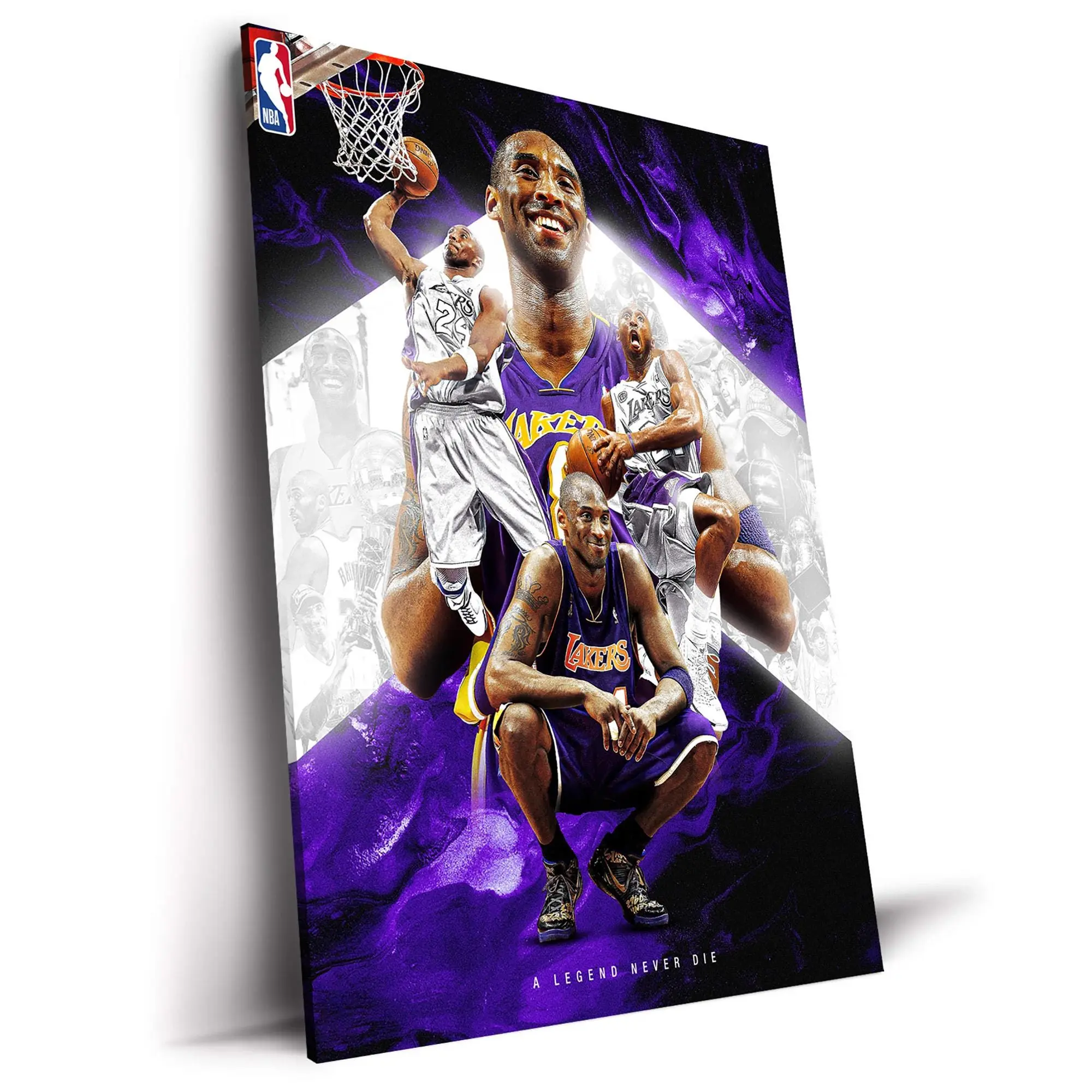 Kobe Bryant Los Angeles Lakers NBA Poster Basketball Sports Art Print