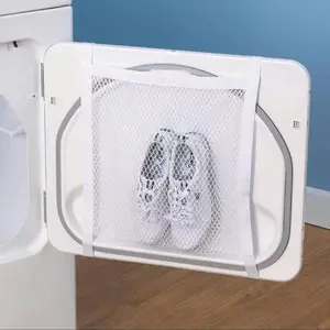 Laundry Shoe Bag, Sports Shoes Drying Net, Washing Machine Storage Bag, Wall-Mounted Self-Adhesive Magic Tape Hanging Dryer Bag