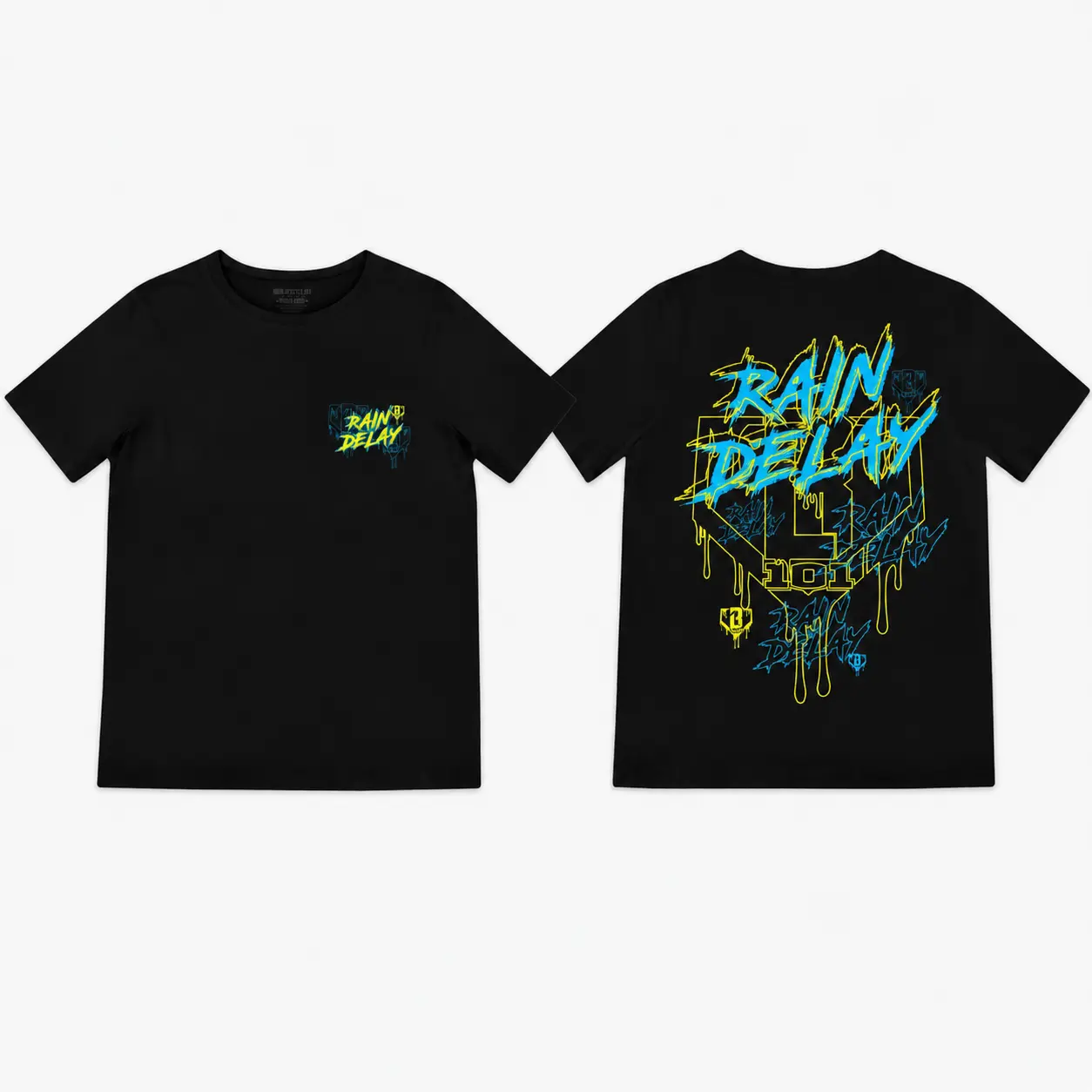 Baseball Lifestyle 101 Rain Delay Youth Tee – Bold Script Baseball Graphic Shirt, Youth & Adult Sizes, Fun Game Day Tee