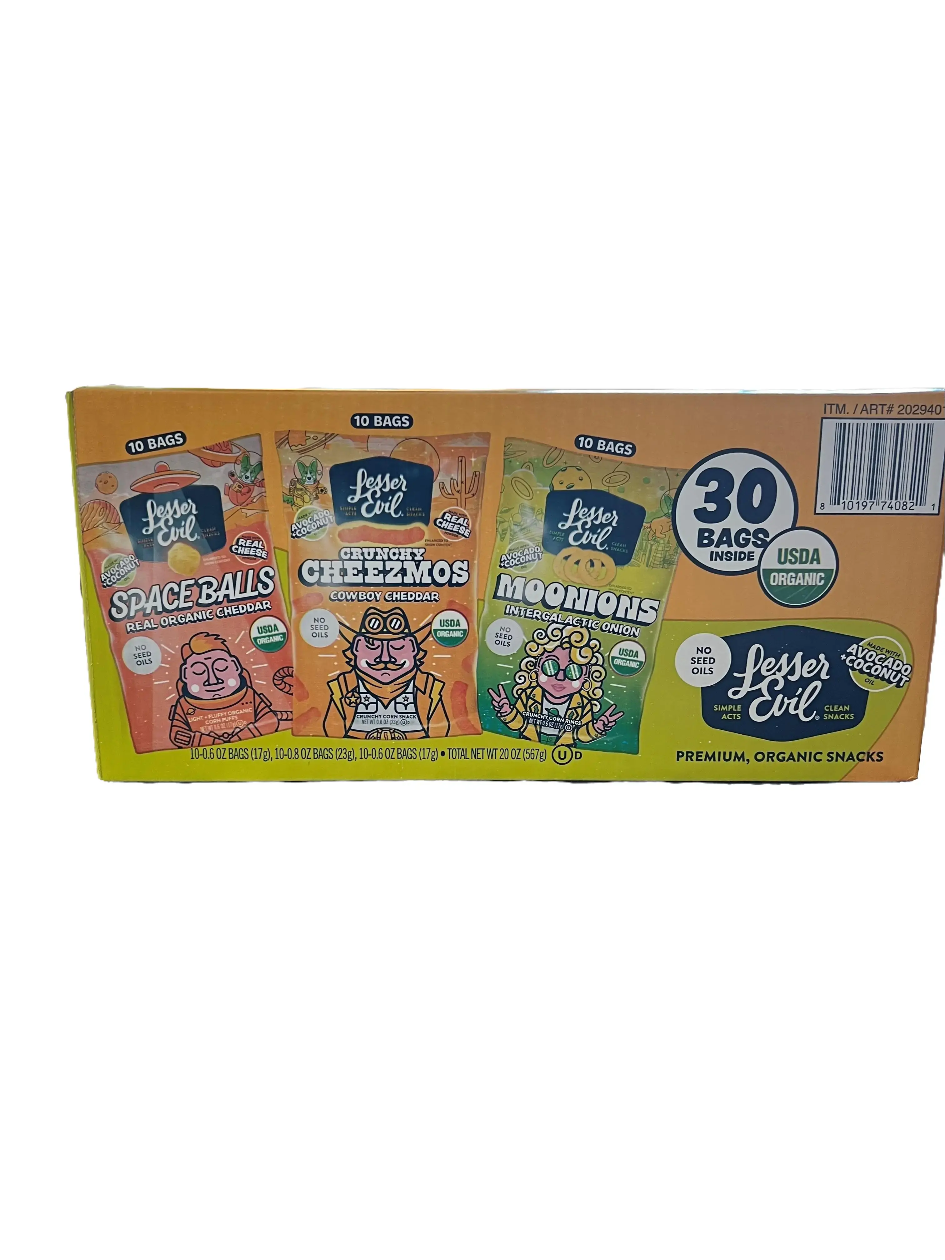 Lesser Evil Clean Snacks