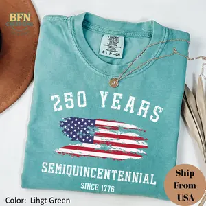 Comfort Colors Retro Usa 250 TShirt, Independence Day Shirt, Celebrate 250th Anniversary Shirt Usa Flag Tee 4th of July Shirt Patriotic Gift