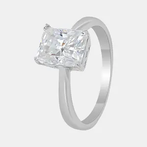 【210】3CT Synthetic Moissanite Ring Anniversary Birthday Daily Engagement Wedding – Fashionable Elegant Jewelry for Women, Perfect for Special Occasions