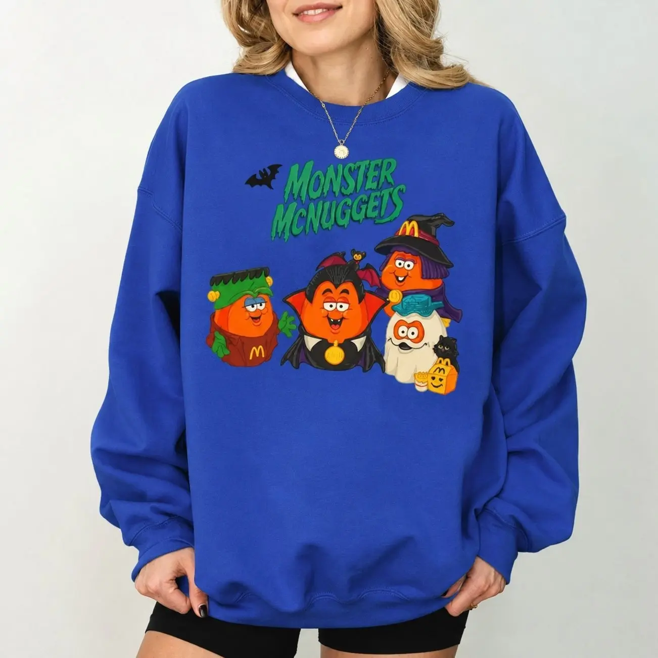 Retro Halloween Monster Nuggets Shirt, Vintage Halloween Monsters Sweatshirt, Spooky Nostalgia Halloween Tee Z4P